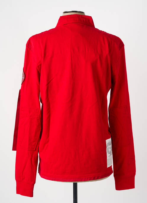 Polo rouge AERONAUTICA pour homme