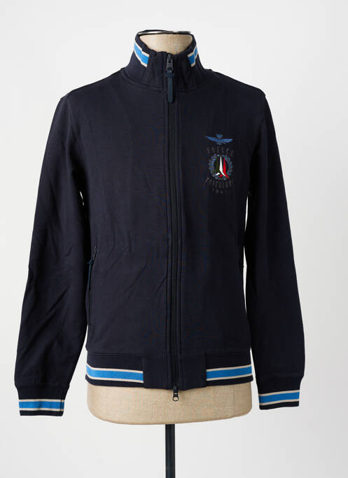 Veste casual bleu AERONAUTICA pour homme