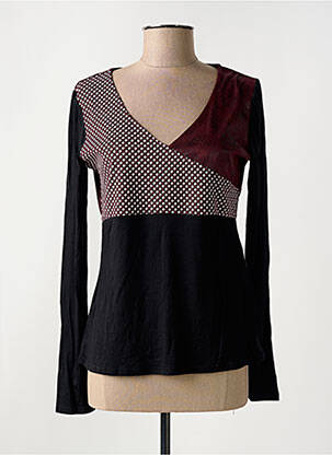 Top stretch manches longues rouge SMASH WEAR femme