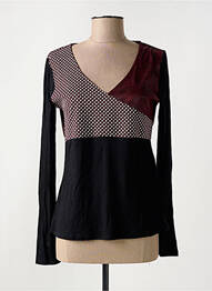 Top tissage jersey manches longues rouge SMASH WEAR femme