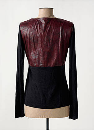 Top stretch manches longues rouge SMASH WEAR femme