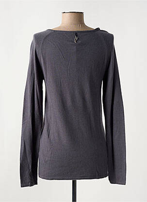 Pull coupe cintrée manches longues gris LOLA ESPELETA femme