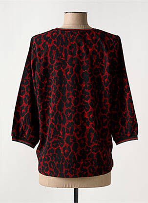 Blouse manches 3/4 manches 3/4 rouge KAPORAL femme