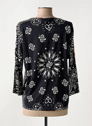 T-shirt manches 3/4 manches 3/4 bleu DESIGUAL femme