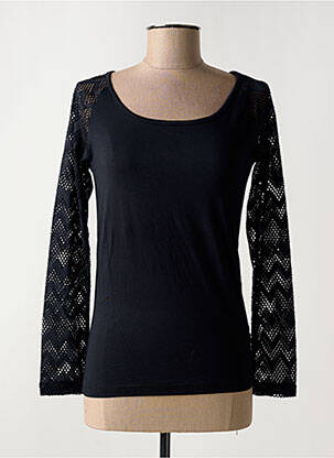 Top stretch manches longues noir LOLA ESPELETA femme