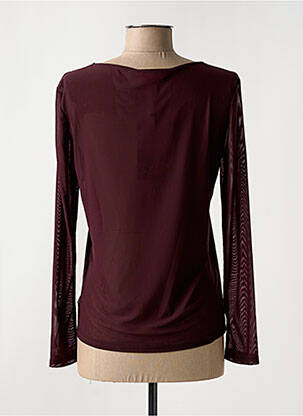 Top stretch manches longues rouge LOLA ESPELETA femme
