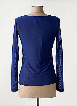Top stretch manches longues bleu LOLA ESPELETA femme