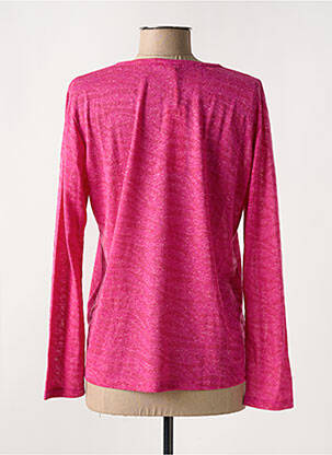 T-shirt manches longues manches longues rose FELINO femme