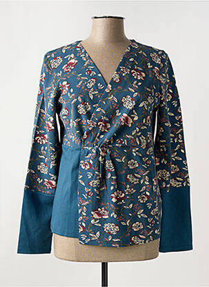 T-shirt manches longues manches longues bleu SMASH WEAR femme