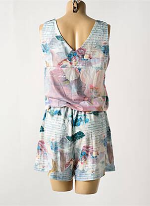 Combishort sans manche sans manche rose SMASH WEAR femme