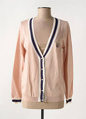 Gilet manches longues rose LES P'TITES BOMBES pour femme seconde vue