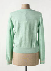 Gilet manches longues vert YUMI pour femme seconde vue