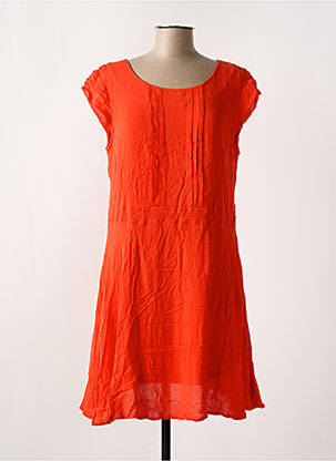 Robe courte orange LOLA ESPELETA pour femme