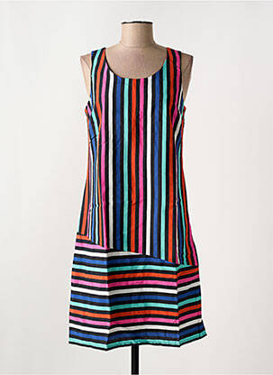 Robe mi-longue noir FELINO pour femme