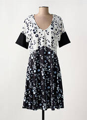 Robe mi-longue noir SMASH WEAR pour femme seconde vue