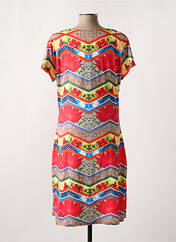 Robe mi-longue rouge SMASH WEAR pour femme seconde vue