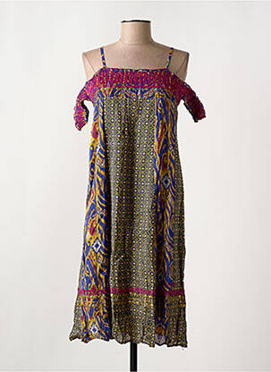 Robe mi-longue bleu PEPE JEANS pour fille