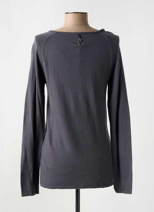Pull coupe cintrée manches longues gris LOLA ESPELETA femme