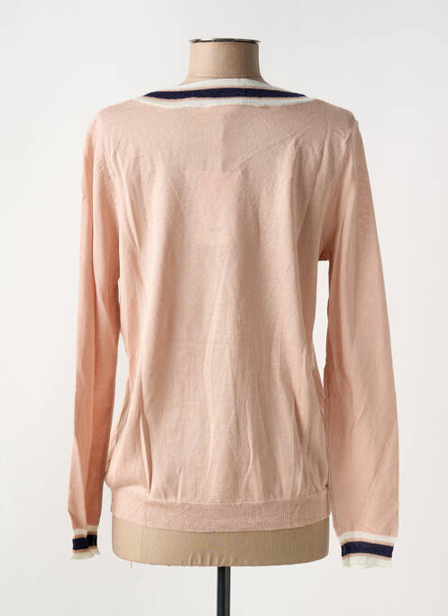 Gilet manches longues rose LES P'TITES BOMBES pour femme