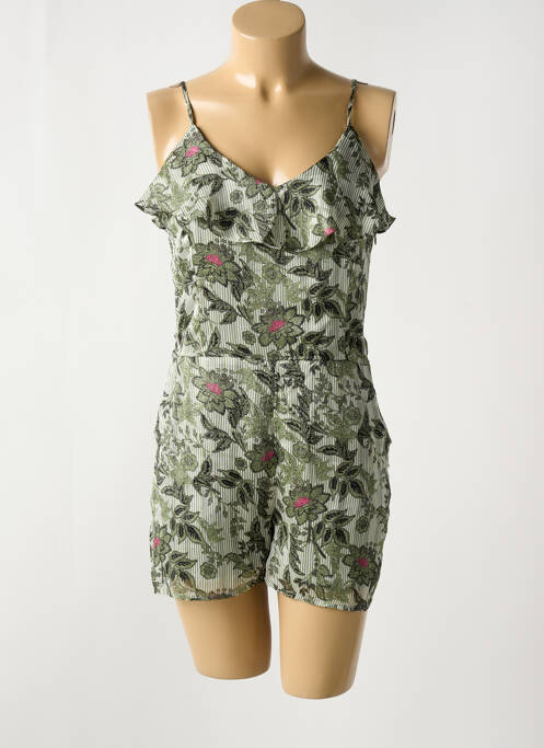 Combishort vert LES P'TITES BOMBES pour femme