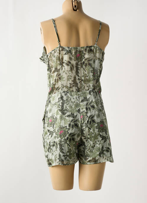 Combishort vert LES P'TITES BOMBES pour femme