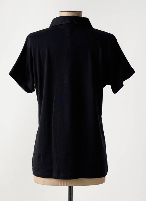 Polo noir FELINO pour femme