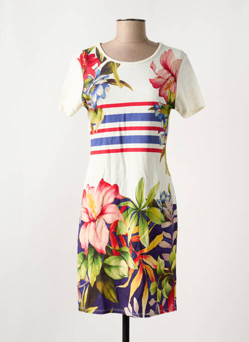 Robe courte beige DESIGUAL pour femme