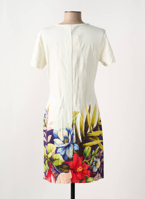 Robe courte beige DESIGUAL pour femme