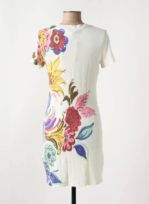 Robe courte beige DESIGUAL pour femme