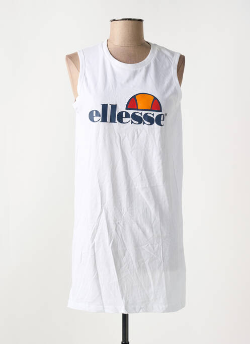 Robe courte blanc ELLESSE pour femme