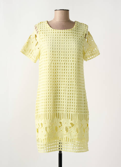Robe courte jaune MOLLY BRACKEN pour femme