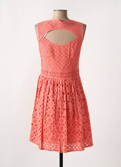 Robe courte orange YUMI femme