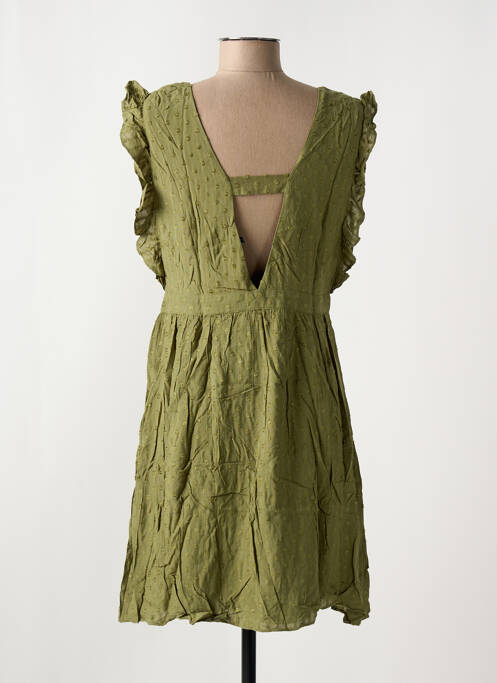 Robe courte vert LES P'TITES BOMBES pour femme