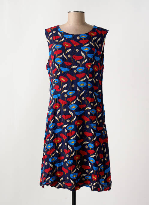 Robe mi-longue bleu SMASHED LEMON pour femme