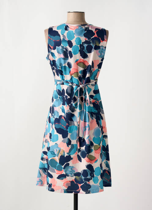 Robe mi-longue bleu SMASHED LEMON pour femme