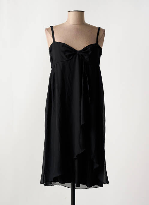 Robe mi-longue noir LOLA ESPELETA pour femme