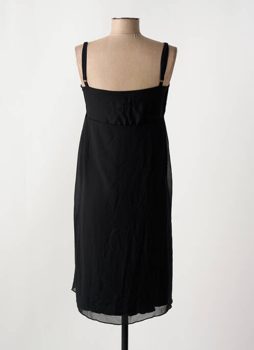 Robe mi-longue noir LOLA ESPELETA pour femme