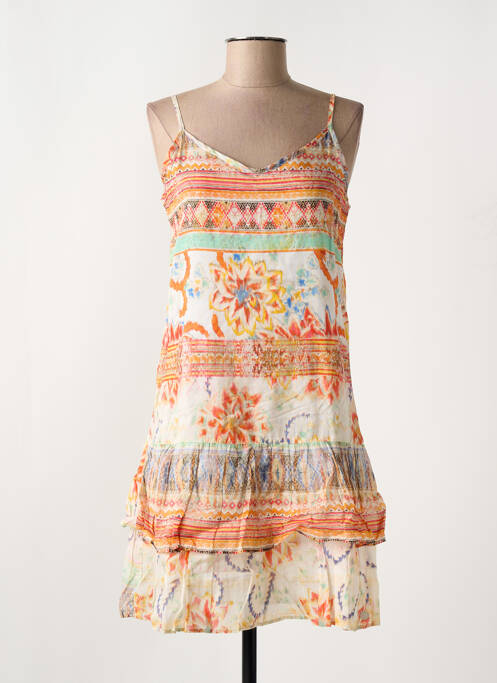 Robe mi-longue orange CHIPIE pour femme