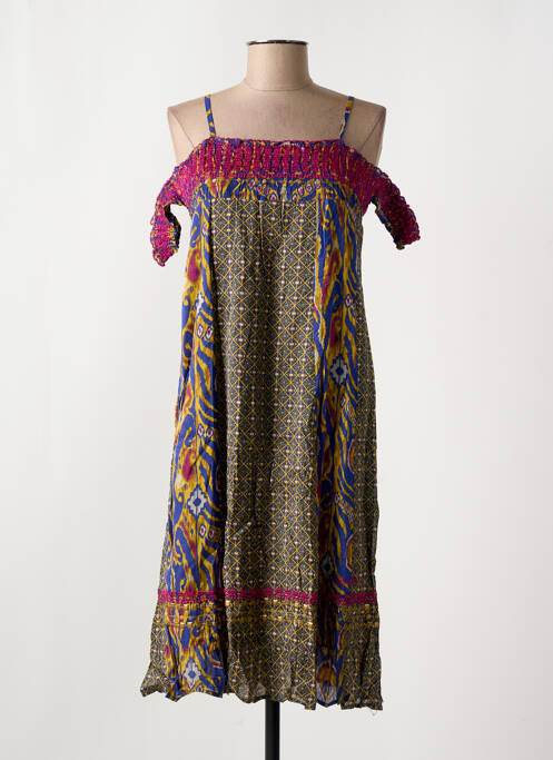 Robe mi-longue bleu PEPE JEANS pour fille