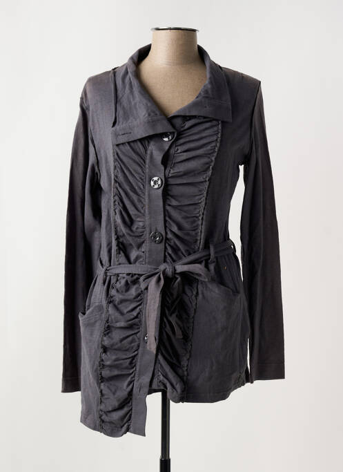 Veste casual gris LOLA ESPELETA pour femme