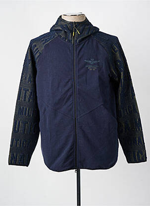 Veste casual poches bleu AERONAUTICA femme