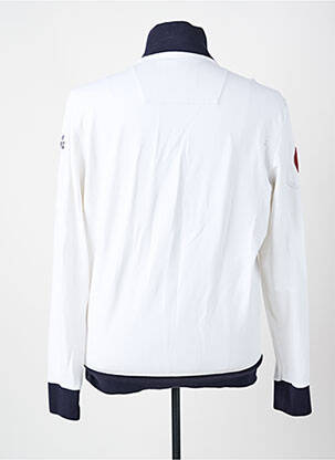 Veste casual resserrée sur le bas blanc AERONAUTICA homme