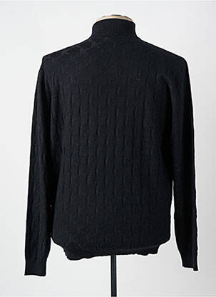 Pull col roulé stretch manches longues noir KARL LAGERFELD homme