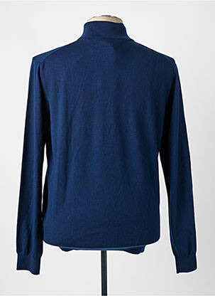 Pull stretch manches longues bleu AERONAUTICA homme