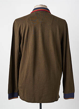 Polo manches longues manches longues vert AERONAUTICA homme