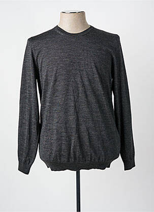 Pull stretch manches longues gris HUGO BOSS homme