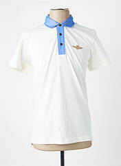 Polo blanc AERONAUTICA homme seconde vue