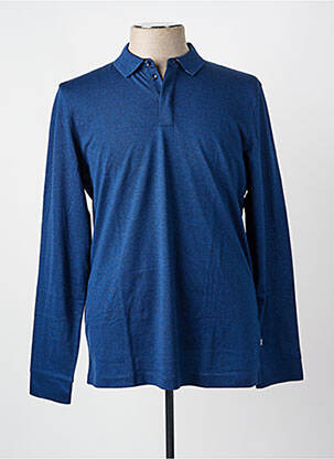 Polo bleu HUGO BOSS homme