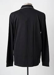 Polo noir AERONAUTICA homme seconde vue