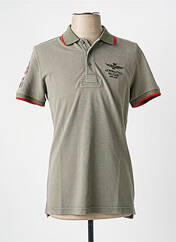 Polo vert AERONAUTICA homme seconde vue